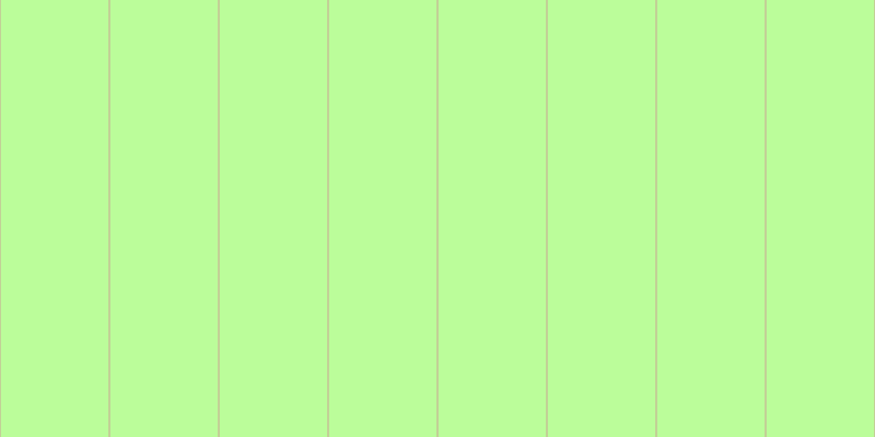 #bbfd9a, #caa393 vertical lines, one pixels wide, ninety-nine pixels apart