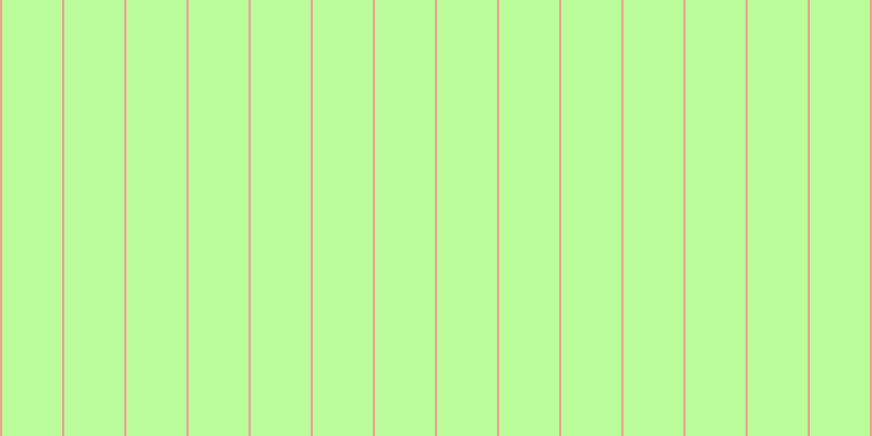 #bbfd9a, #eba393 vertical lines, two pixels wide, fifty-five pixels apart