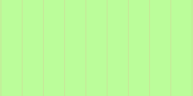 #bbfd9a, #eba393 vertical lines, one pixels wide, eighty-seven pixels apart