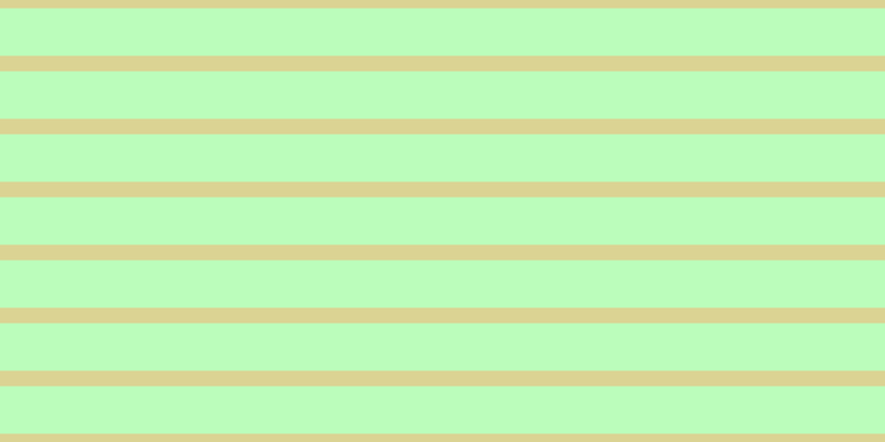 #bbfdbb, #dbd393 horizontal lines, fourteen pixels wide, forty-three pixels apart