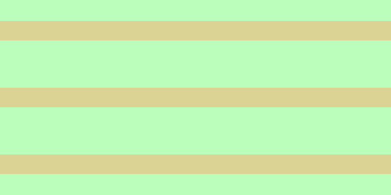 #bbfdbb, #dbd393 horizontal lines, forty pixels wide, ninety-seven pixels apart