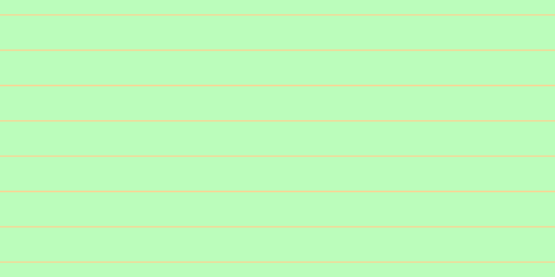 #bbfdbb, #fcd393 horizontal lines, two pixels wide, forty-nine pixels apart