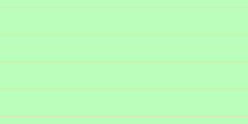 #bbfdbb, #fcd393 horizontal lines, one pixels wide, eighty-seven pixels apart