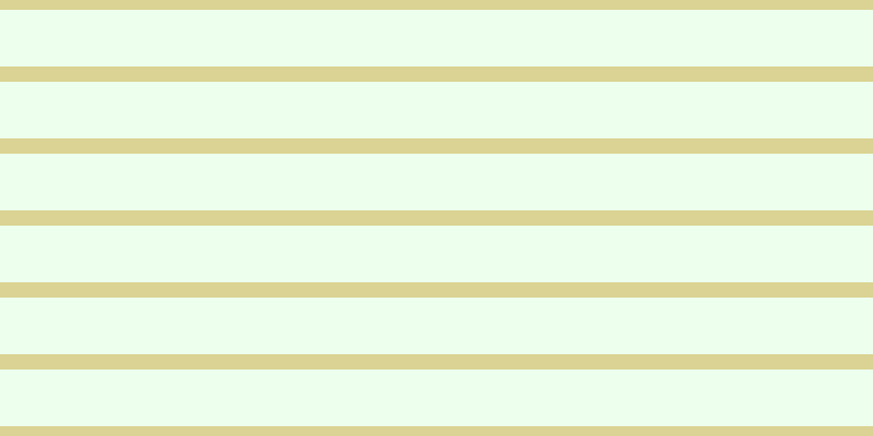 #bbfdbb (25%), #dbd393 horizontal lines, fourteen pixels wide, fifty-two pixels apart