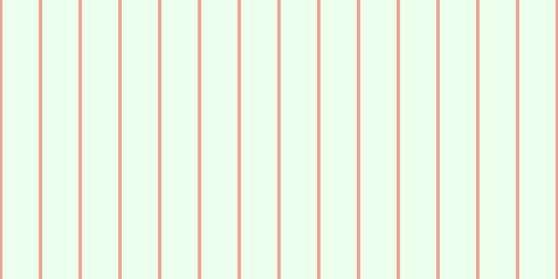 #bbfdbb (25%), #eba393 vertical lines, five pixels wide, fifty-two pixels apart
