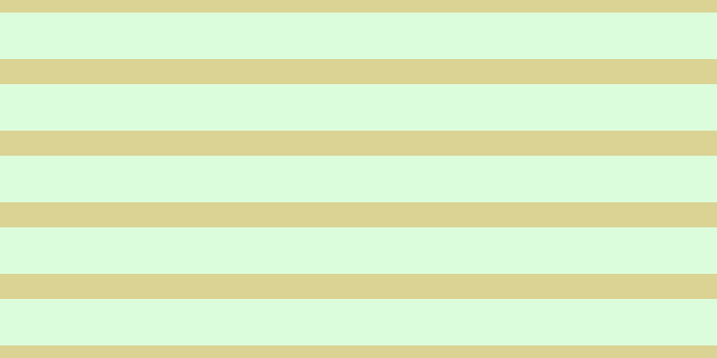 #bbfdbb (50%), #dbd393 horizontal lines, twenty-eight pixels wide, fifty-two pixels apart
