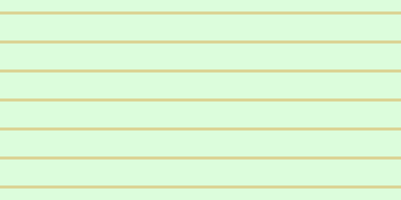 #bbfdbb (50%), #dbd393 horizontal lines, six pixels wide, fifty-two pixels apart