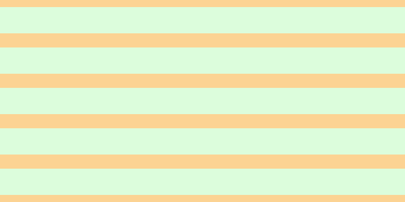 #bbfdbb (50%), #fcd393 horizontal lines, twenty-eight pixels wide, fifty-two pixels apart