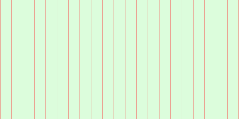 #bbfdbb (50%), #eba393 vertical lines, two pixels wide, thirty-six pixels apart