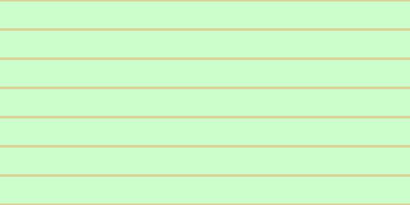 #bbfdbb (75%), #dbd393 horizontal lines, five pixels wide, fifty-two pixels apart