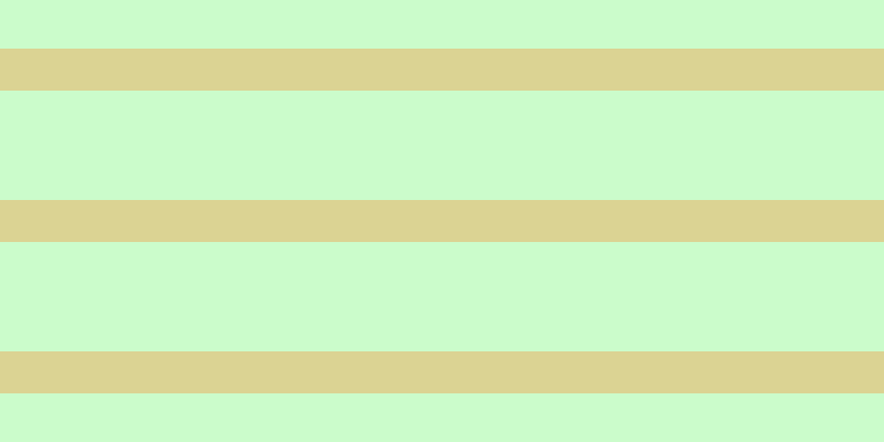 #bbfdbb (75%), #dbd393 horizontal lines, thirty-eight pixels wide, ninety-nine pixels apart