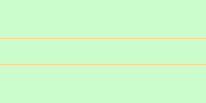 #bbfdbb (75%), #fcd393 horizontal lines, two pixels wide, one hundred pixels apart