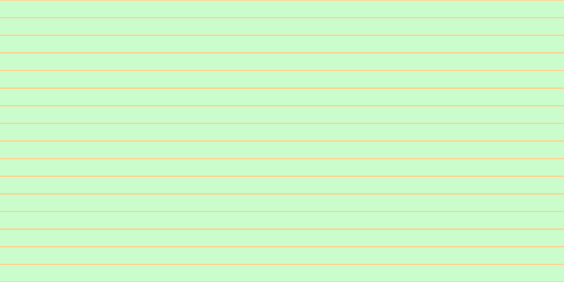 #bbfdbb (75%), #fcd393 horizontal lines, two pixels wide, twenty-three pixels apart