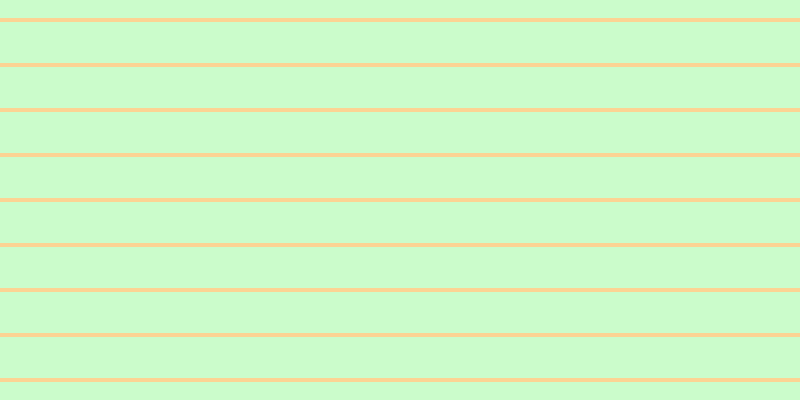 #bbfdbb (75%), #fcd393 horizontal lines, four pixels wide, forty-one pixels apart