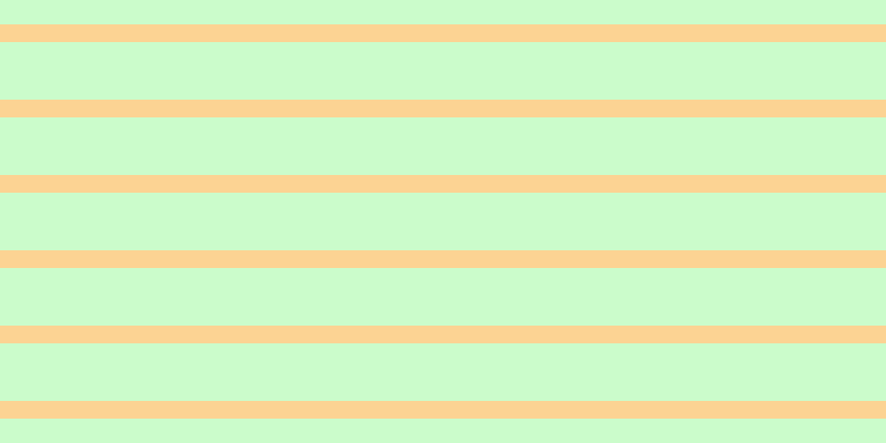 #bbfdbb (75%), #fcd393 horizontal lines, sixteen pixels wide, fifty-two pixels apart