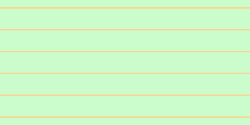 #bbfdbb (75%), #fcd393 horizontal lines, five pixels wide, sixty-five pixels apart