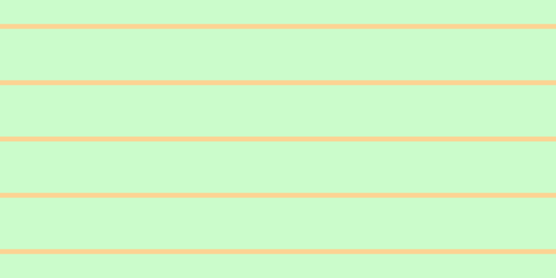 #bbfdbb (75%), #fcd393 horizontal lines, seven pixels wide, seventy-four pixels apart