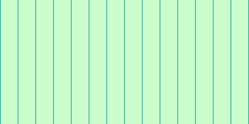 #bbfdbb (75%), #04a393 vertical lines, two pixels wide, fifty-five pixels apart