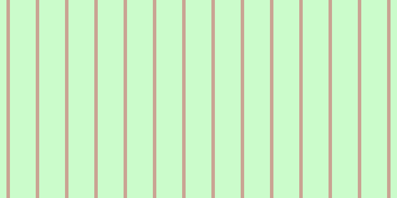 #bbfdbb (75%), #caa393 vertical lines, seven pixels wide, fifty-two pixels apart
