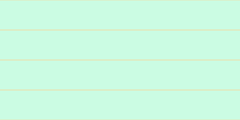 #bbfddc (75%), #fcd393 horizontal lines, two pixels wide, ninety-eight pixels apart