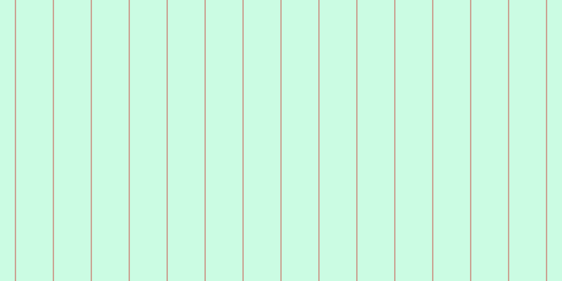 #bbfddc (75%), #caa393 vertical lines, two pixels wide, fifty-two pixels apart