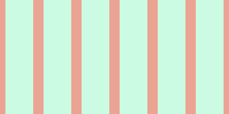 #bbfddc (75%), #eba393 vertical lines, thirty-six pixels wide, ninety-seven pixels apart