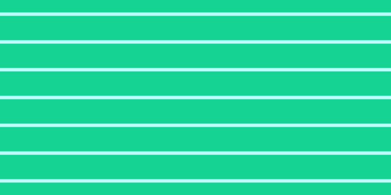 #bbfdfd, #15d393 horizontal lines, fifty pixels wide, seven pixels apart