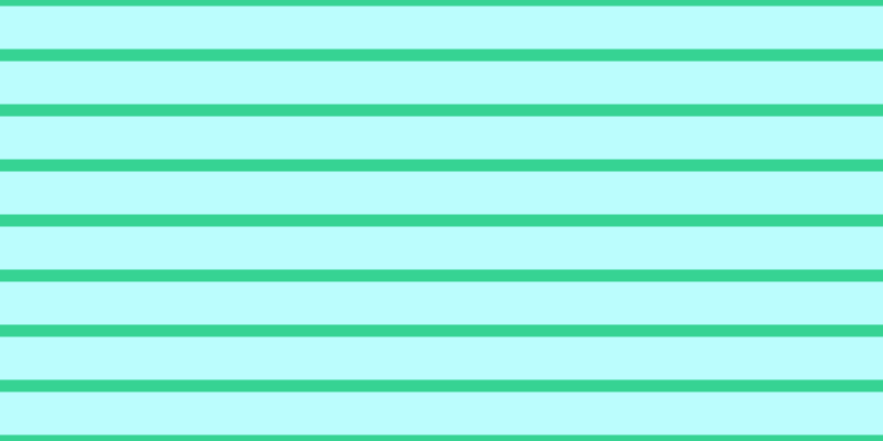 #bbfdfd, #36d393 horizontal lines, eleven pixels wide, thirty-nine pixels apart