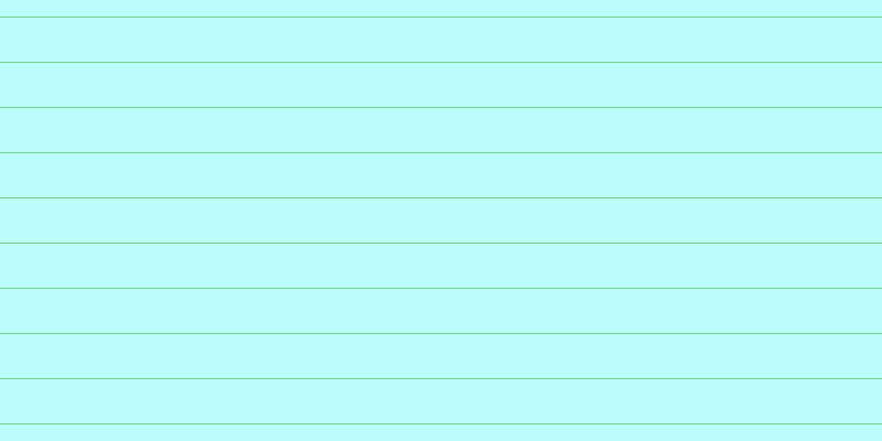 #bbfdfd, #78d393 horizontal lines, one pixels wide, forty pixels apart