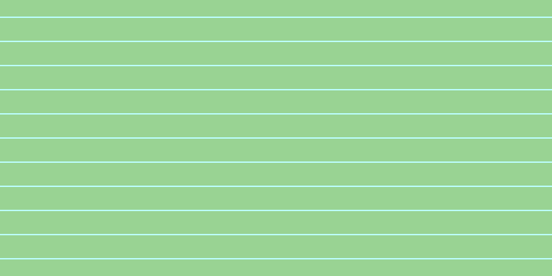 #bbfdfd, #99d393 horizontal lines, thirty-three pixels wide, two pixels apart