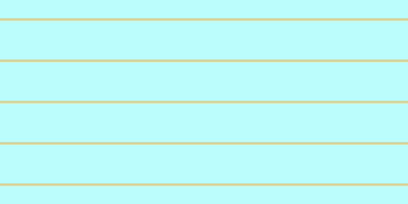 #bbfdfd, #dbd393 horizontal lines, five pixels wide, seventy-six pixels apart