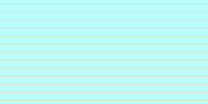 #bbfdfd, #fcd393 horizontal lines, two pixels wide, twenty-nine pixels apart