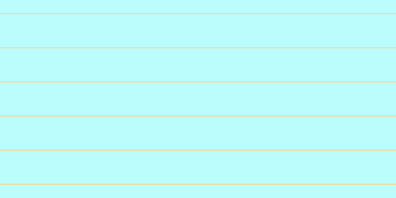 #bbfdfd, #fcd393 horizontal lines, two pixels wide, sixty-seven pixels apart