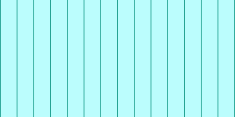 #bbfdfd, #25a393 vertical lines, three pixels wide, fifty-four pixels apart