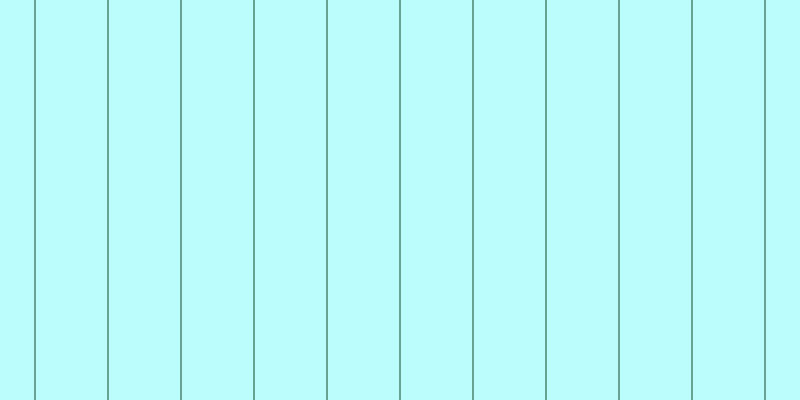 #bbfdfd, #67a393 vertical lines, two pixels wide, seventy-one pixels apart