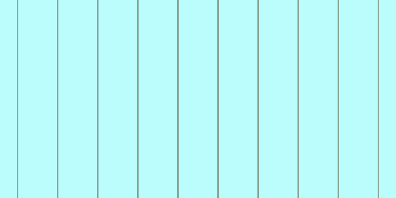 #bbfdfd, #88a393 vertical lines, three pixels wide, seventy-eight pixels apart