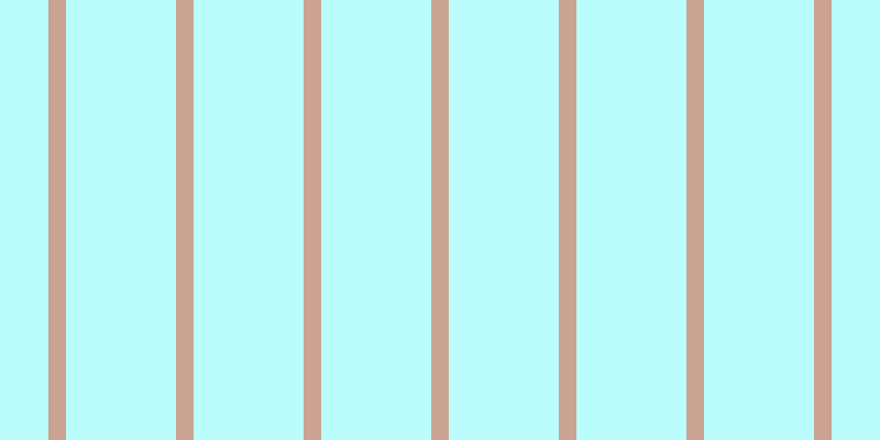 #bbfdfd, #caa393 vertical lines, sixteen pixels wide, one hundred pixels apart
