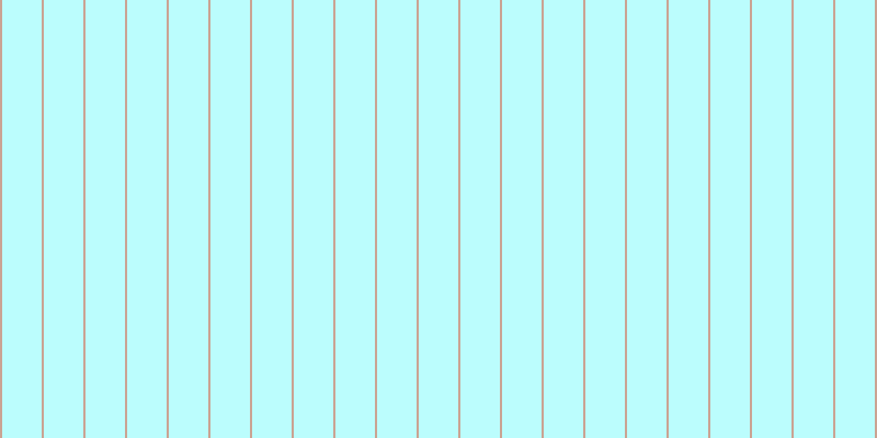 #bbfdfd, #caa393 vertical lines, two pixels wide, thirty-six pixels apart
