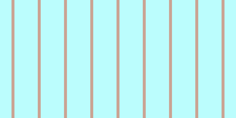 #bbfdfd, #caa393 vertical lines, ten pixels wide, seventy-nine pixels apart