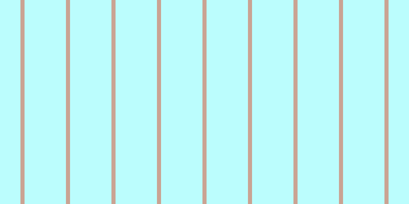 #bbfdfd, #caa393 vertical lines, eight pixels wide, eighty-one pixels apart