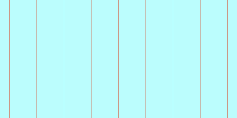 #bbfdfd, #caa393 vertical lines, two pixels wide, ninety pixels apart