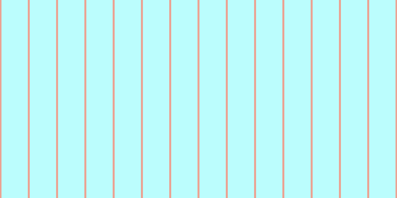 #bbfdfd, #eba393 vertical lines, four pixels wide, fifty-three pixels apart