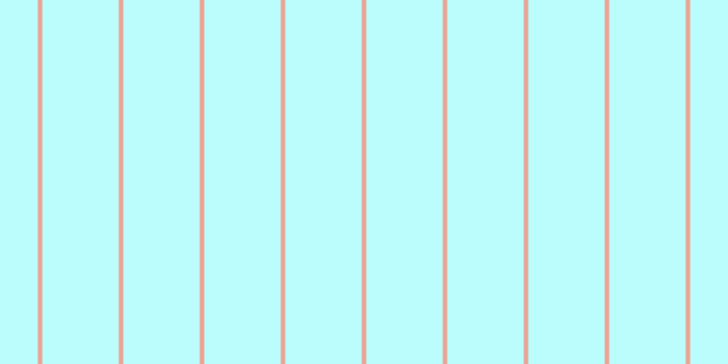 #bbfdfd, #eba393 vertical lines, five pixels wide, eighty-four pixels apart