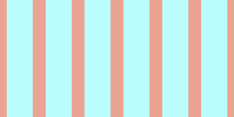 #bbfdfd, #eba393 vertical lines, forty-four pixels wide, eighty-nine pixels apart