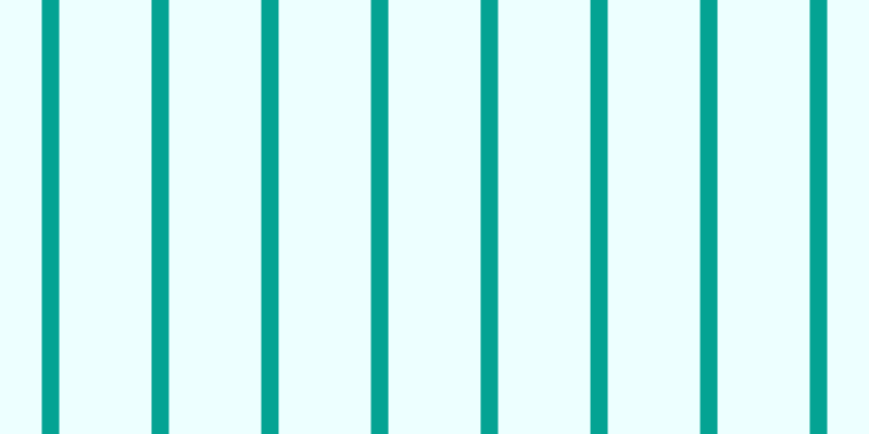 #bbfdfd (25%), #04a393 vertical lines, sixteen pixels wide, eighty-five pixels apart