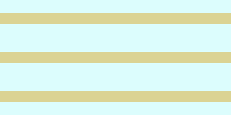 #bbfdfd (50%), #dbd393 horizontal lines, forty pixels wide, ninety-six pixels apart