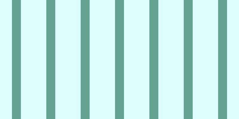 #bbfdfd (50%), #67a393 vertical lines, thirty pixels wide, eighty-five pixels apart