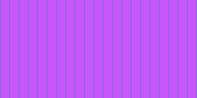 #bc1cfe (75%), #04a393 vertical lines, two pixels wide, thirty-six pixels apart