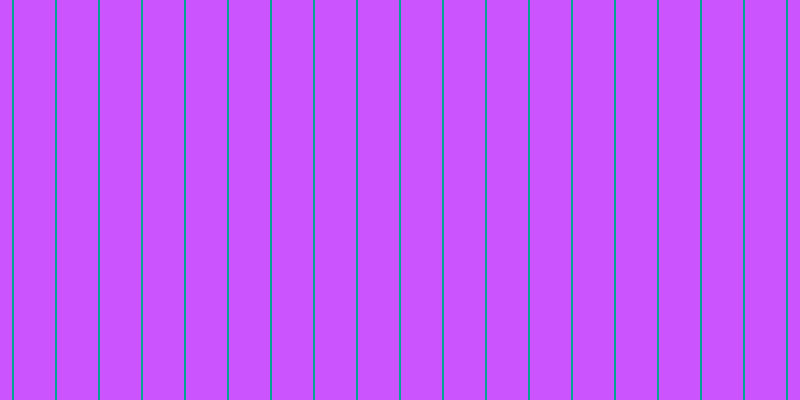#bc1cfe (75%), #04a393 vertical lines, two pixels wide, forty-one pixels apart
