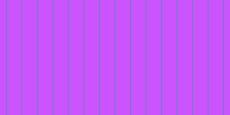 #bc1cfe (75%), #25a393 vertical lines, two pixels wide, fifty-two pixels apart
